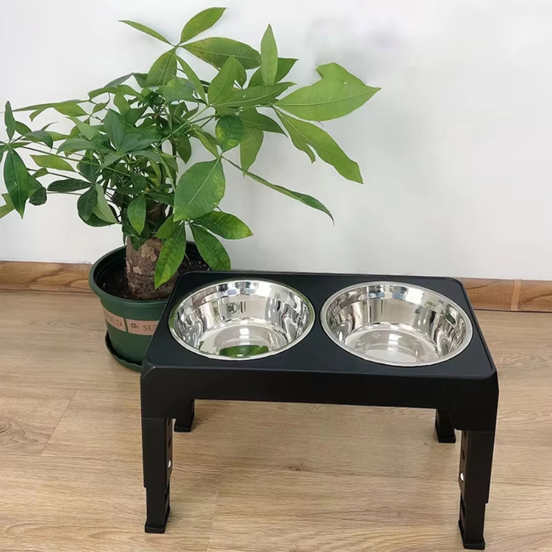 Elevated Dog Feeder Bowls Adju - Royal Canin Food Medium 评论和价格