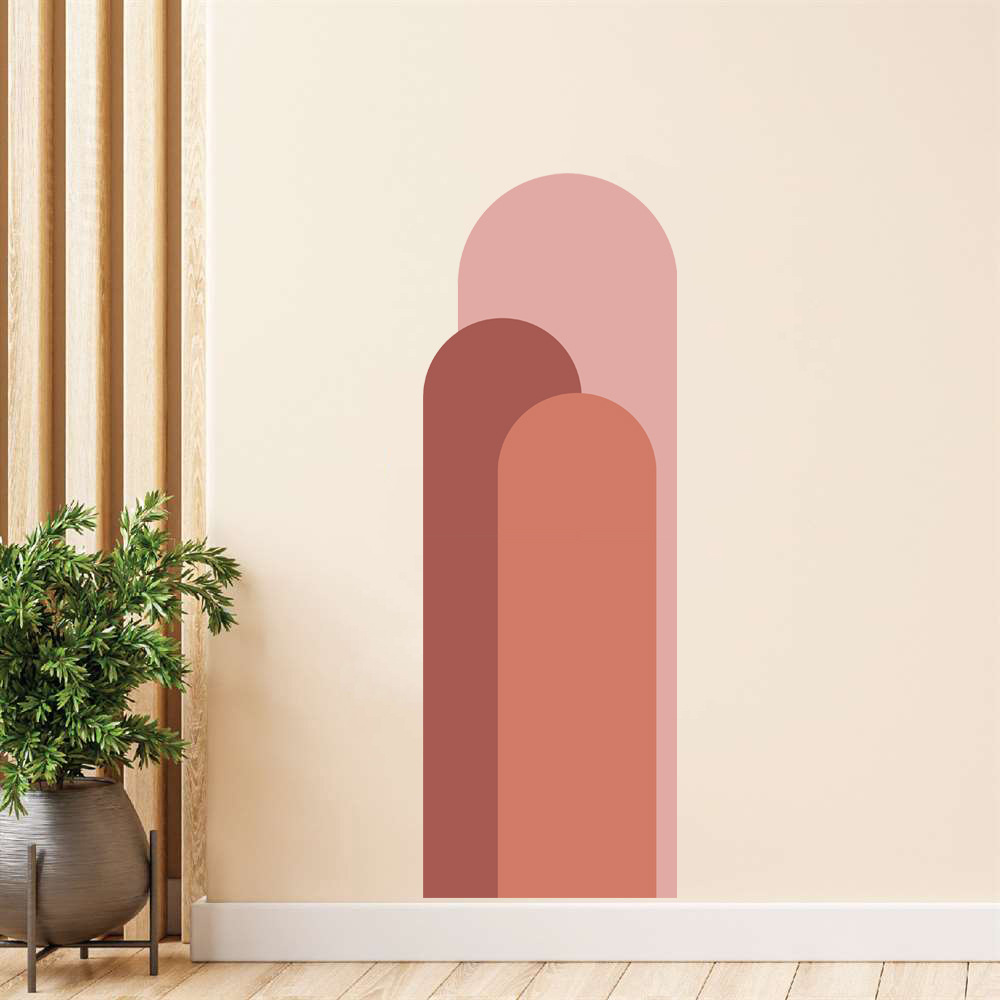 Bohemian Arch Wall Stickers Li - Pvc Panel Background 评论和价格